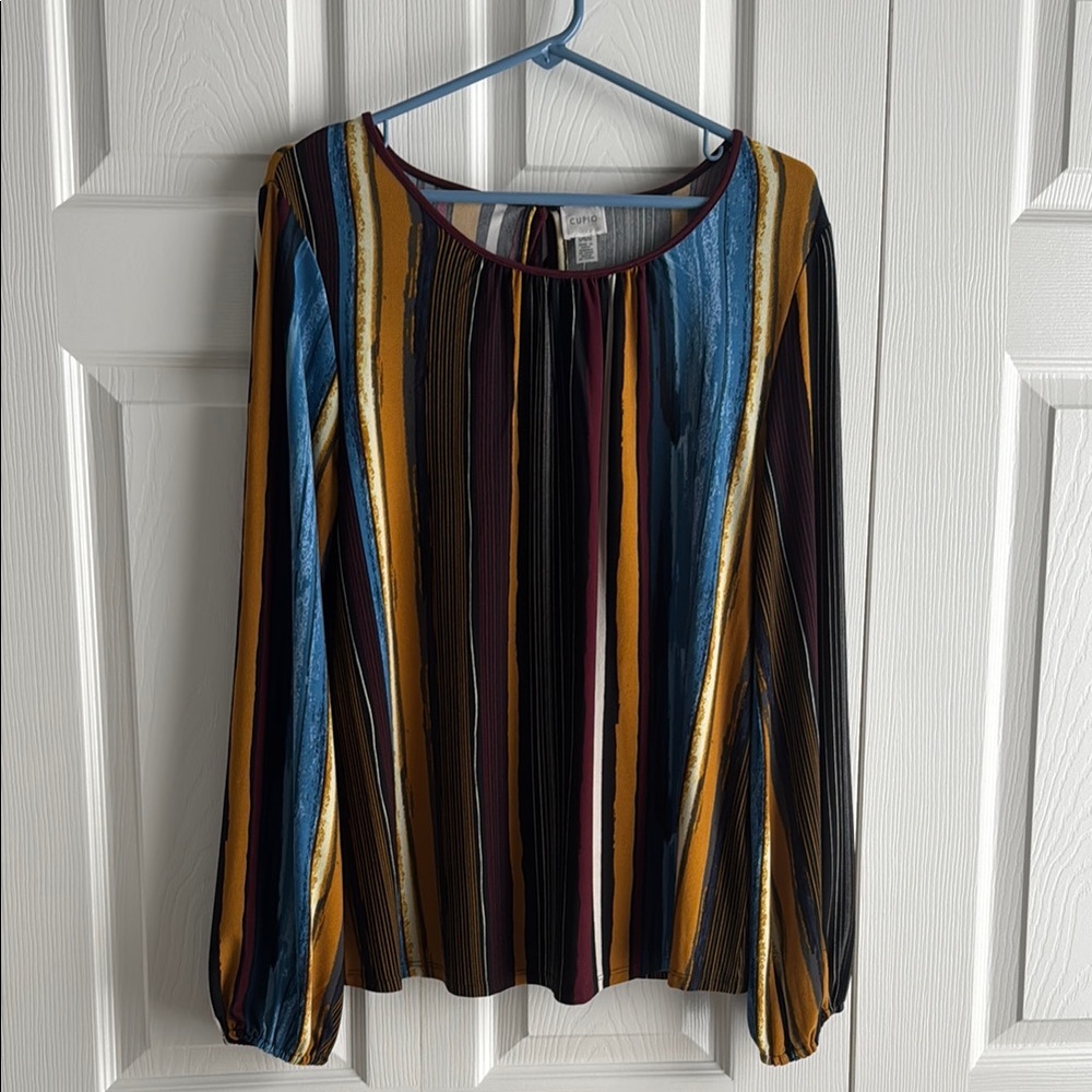 Woman’s Cupid Striped Multicolor Women's Long sleeve Top.